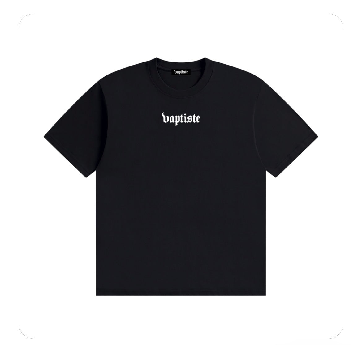 BLACK BAPTISTE ESSENTIAL T-SHIRT