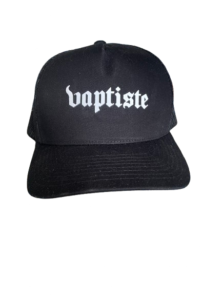 BLACK BAPTISTE ESSENTIAL SNAPBACK HAT